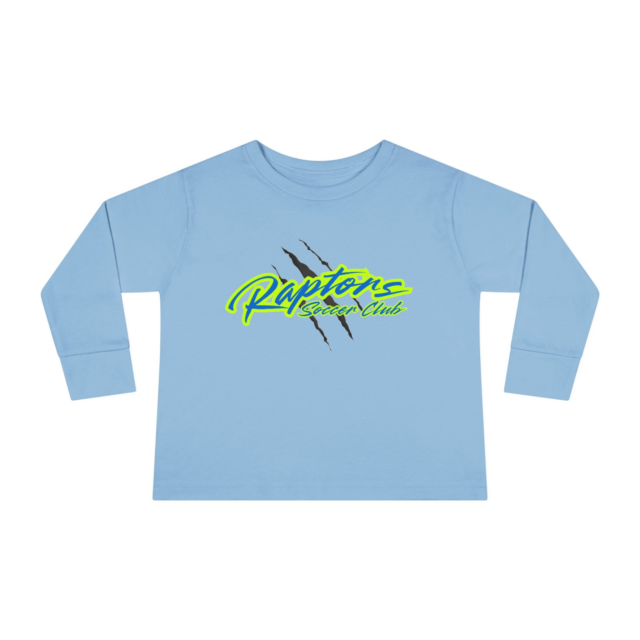 Raptors Neon Script Toddler Long Sleeve Tee