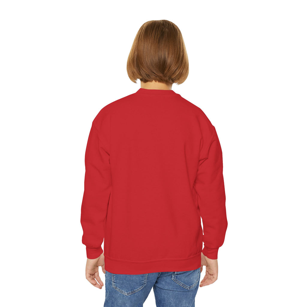 Raptors Youth Crewneck Sweatshirt — Kids Basketball Team Logo Pullover
