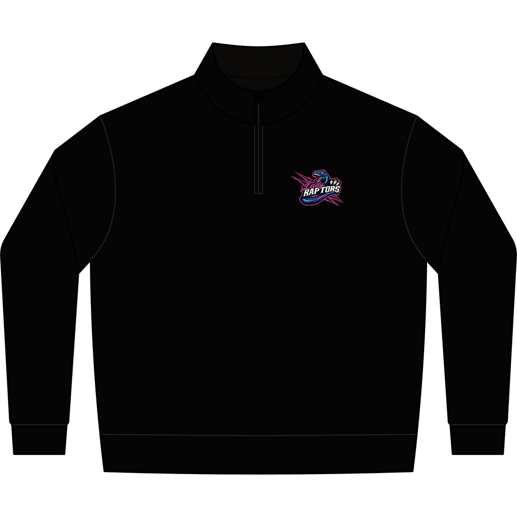 Retro Neon 'What I Do' Quarter-Zip Fleece Pullover