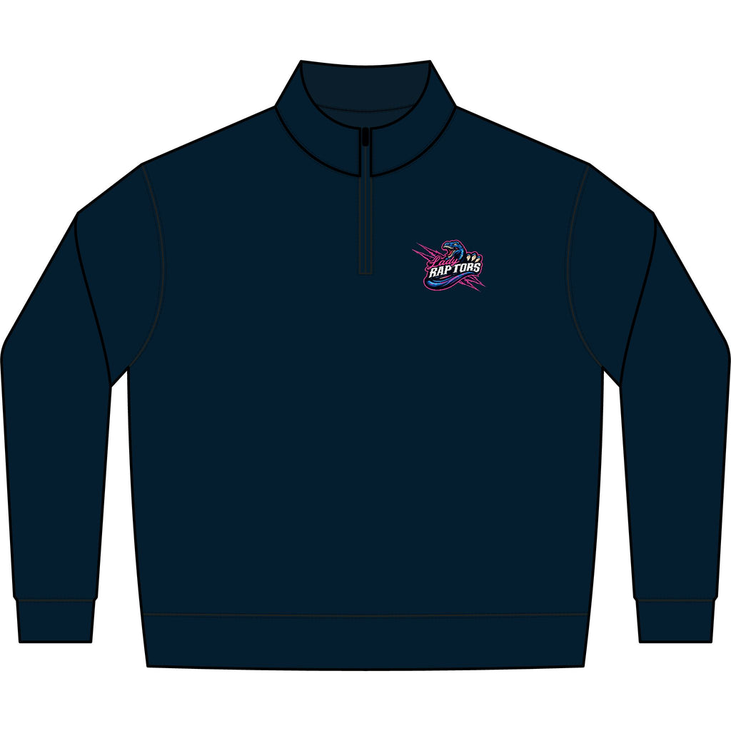 Retro Neon 'What I Do' Quarter-Zip Fleece Pullover