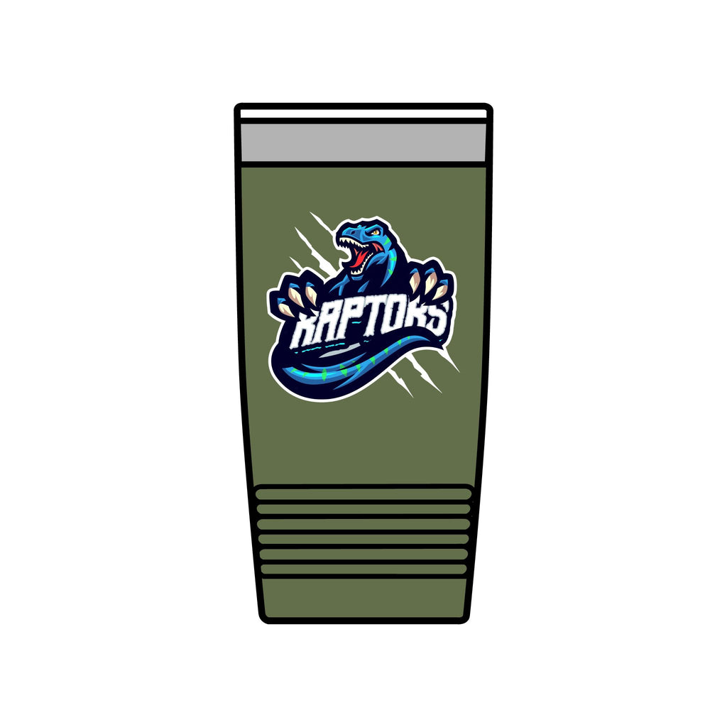 OG Raptors Logo 20oz Insulated Tumbler — Coral Travel Cup