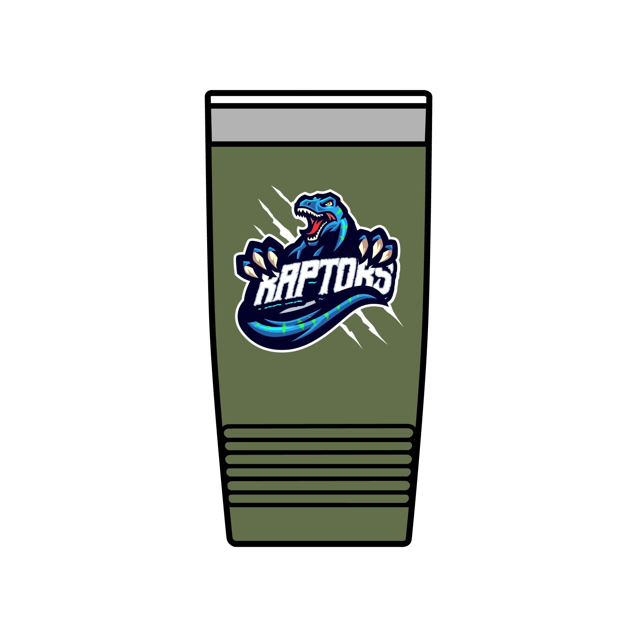 OG Raptors Logo 20oz Insulated Tumbler — Coral Travel Cup