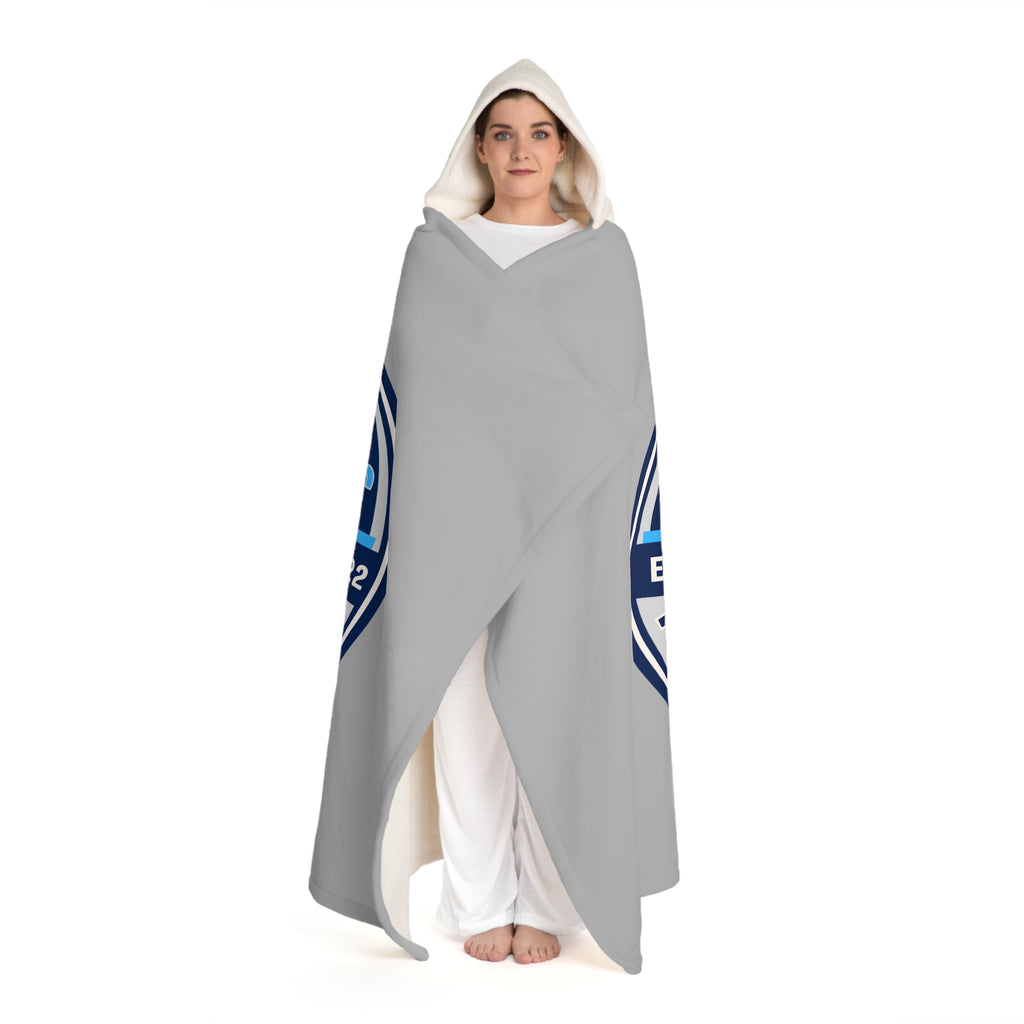 Raptors Hooded Sherpa Blanket – Cozy Fleece Cloak with Plush Lining