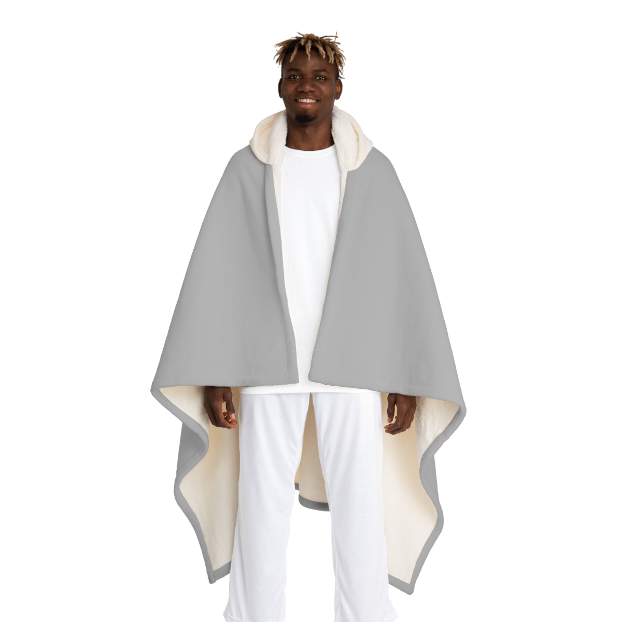 Raptors Hooded Sherpa Blanket – Cozy Fleece Cloak with Plush Lining