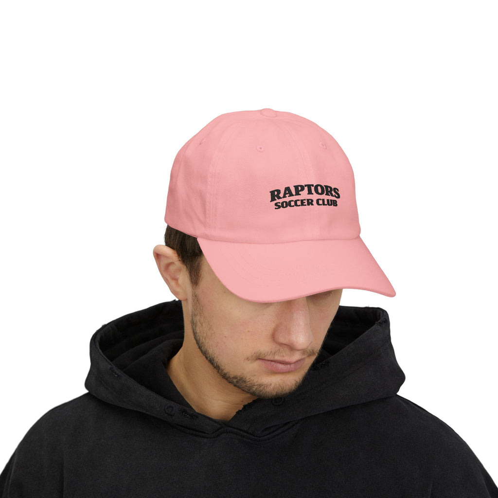 Raptors Soccer Club Classic Dad Cap — Embroidered Casual Baseball Hat