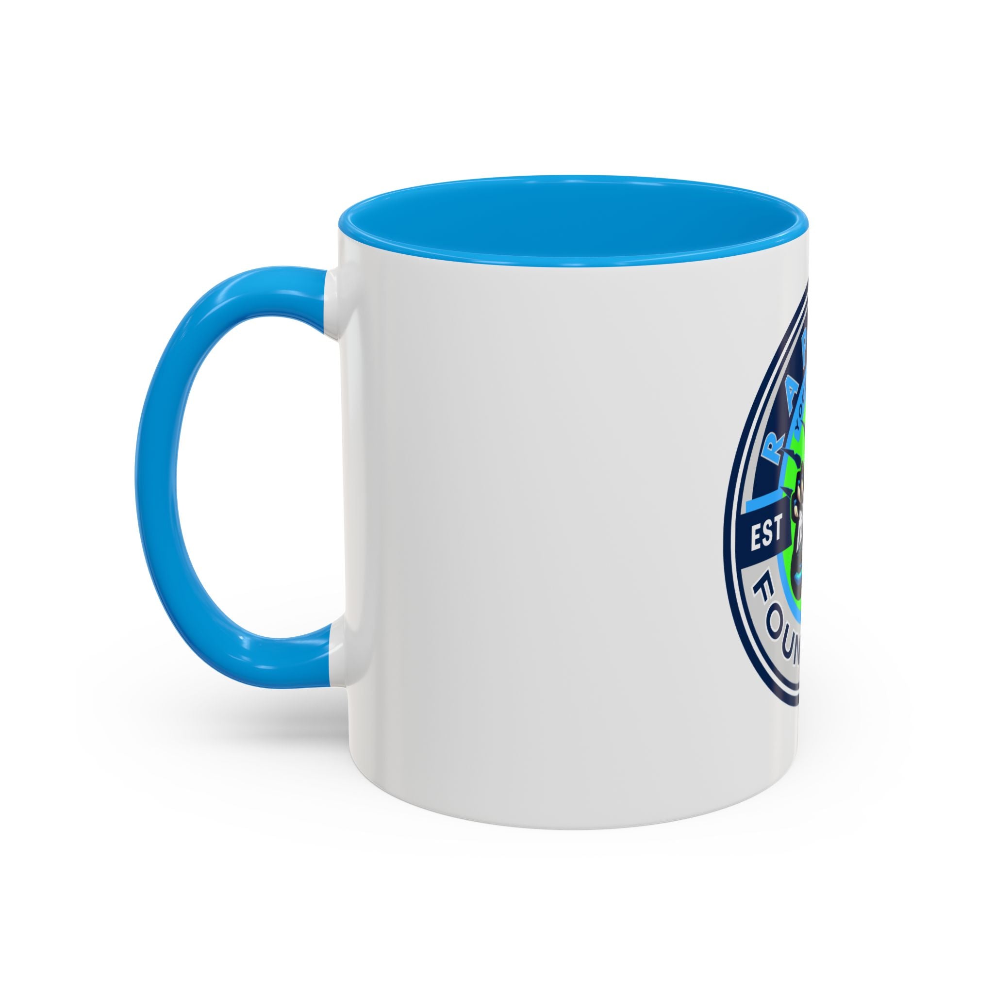 Raptors Foundation Logo Mug — Youth Athletic Team Coffee Cup (11oz/15oz)