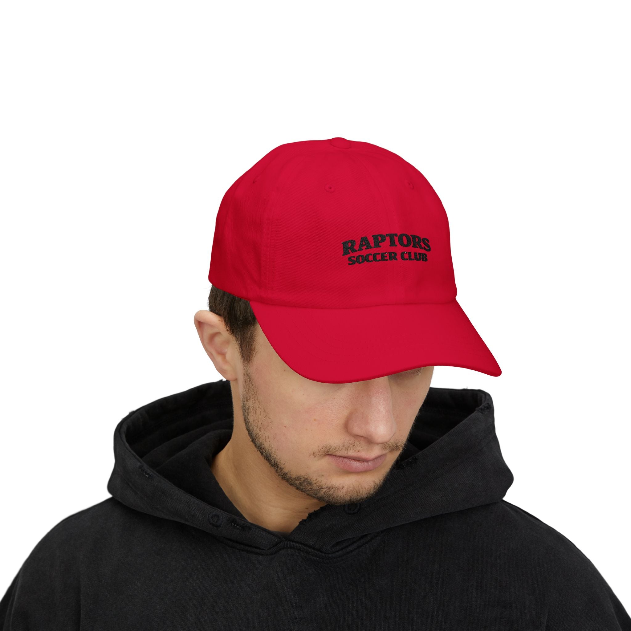Raptors Soccer Club Classic Dad Cap — Embroidered Casual Baseball Hat