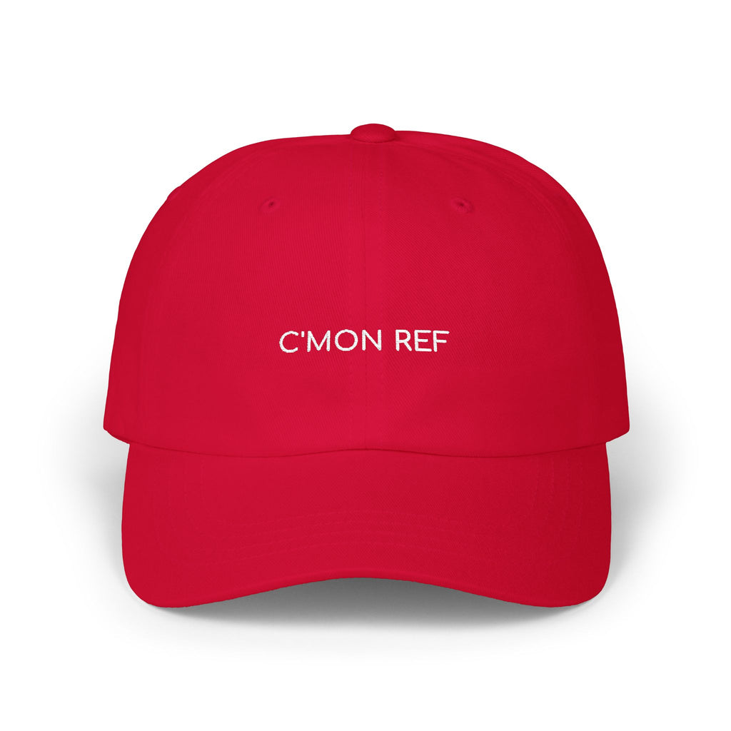 Dad Cap — "C'MON REF" Embroidered Baseball Hat