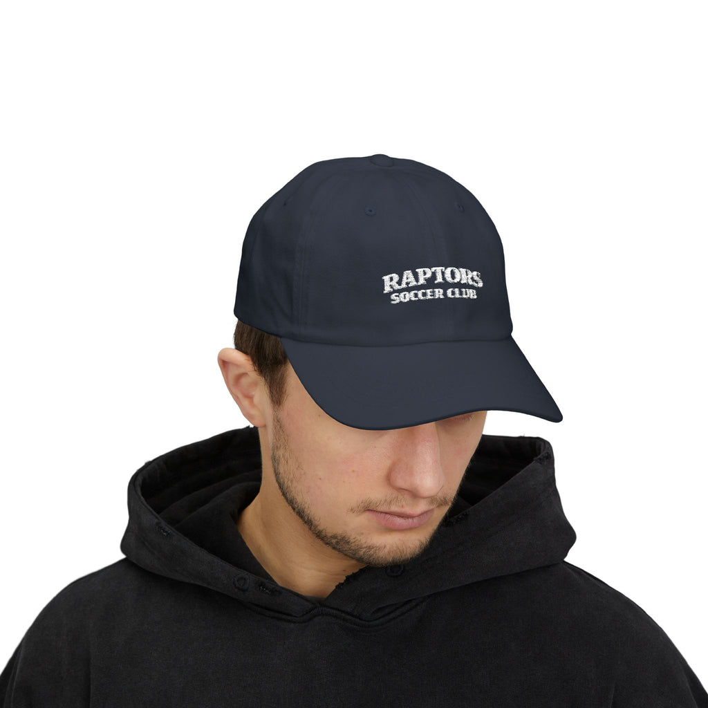 Raptors Soccer Club Camo Dad Cap — Classic Adjustable Baseball Hat