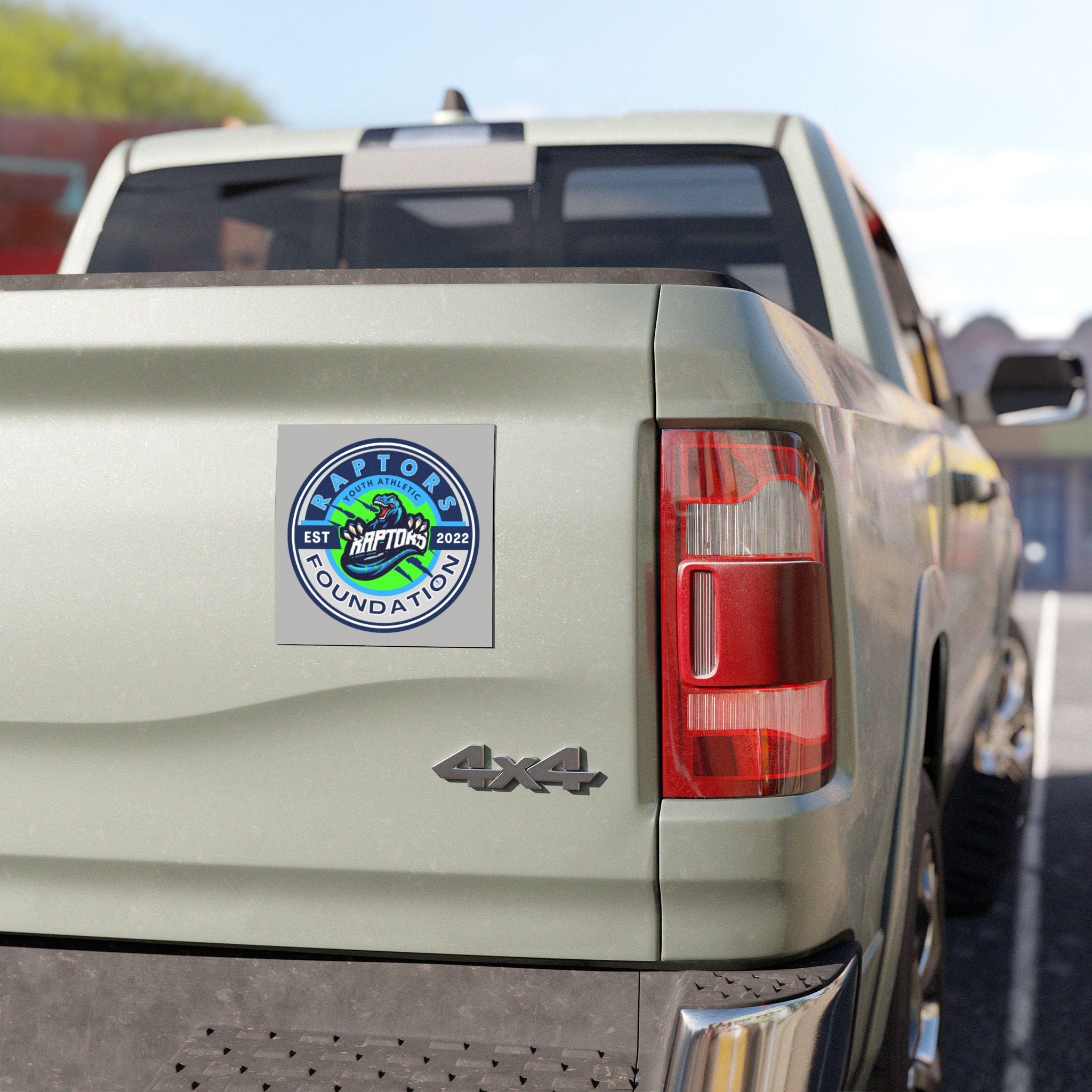 Raptors Foundation Car Magnet — Youth Athletic Team Logo (EST 2022)