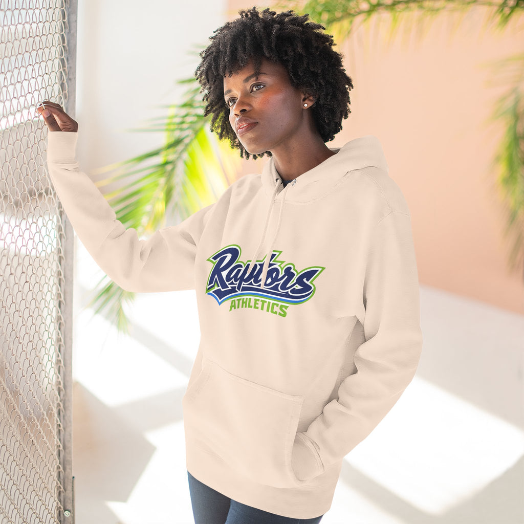 Raptors Athletics Hoodie — Three-Panel Fleece Pullover