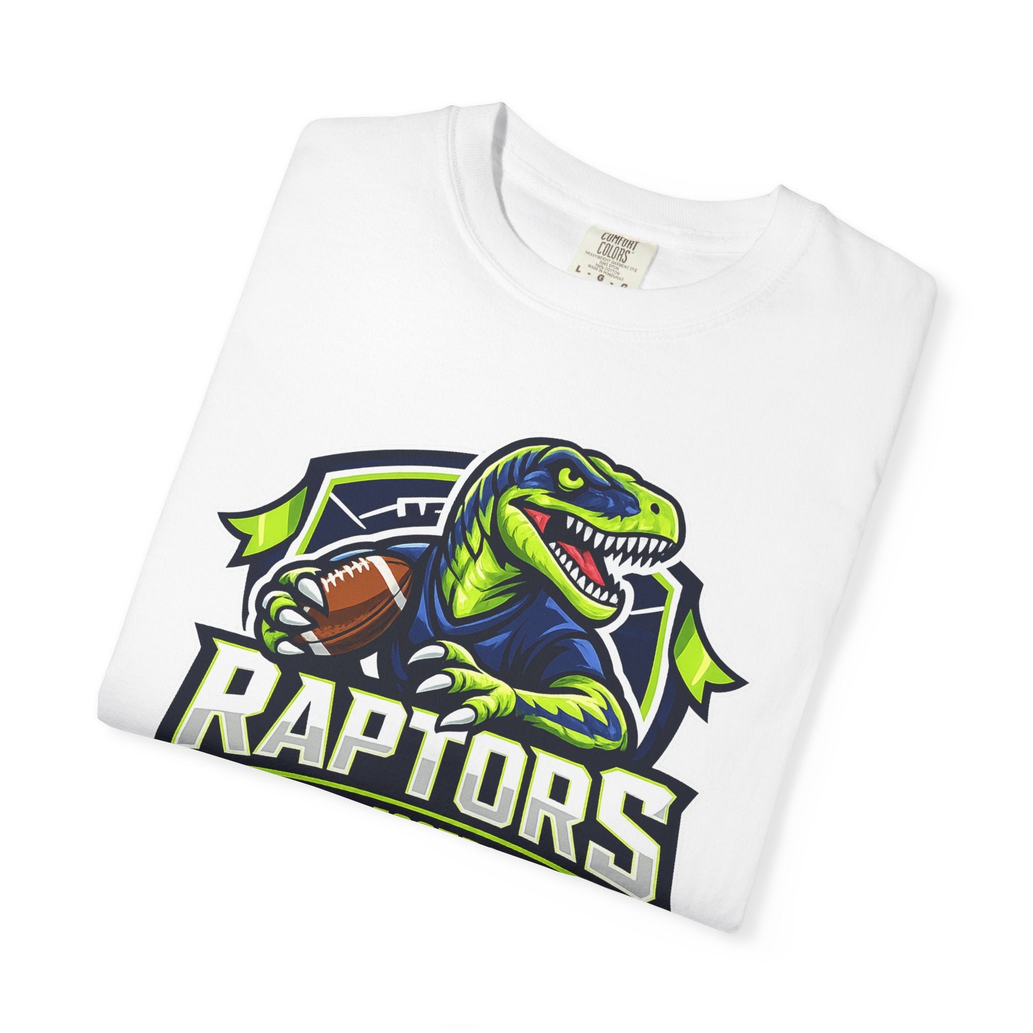 Raptors Flag Football T-Shirt — Comfort Colors