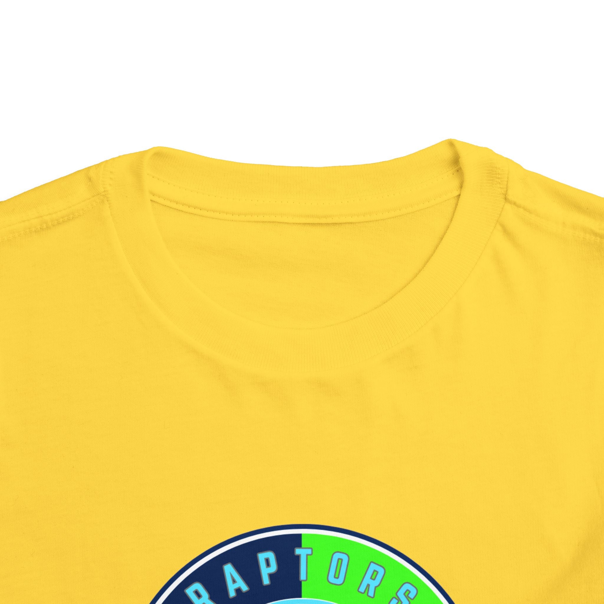 Toddler Soccer Tee — "Raptors Soccer Club" Logo Shirt