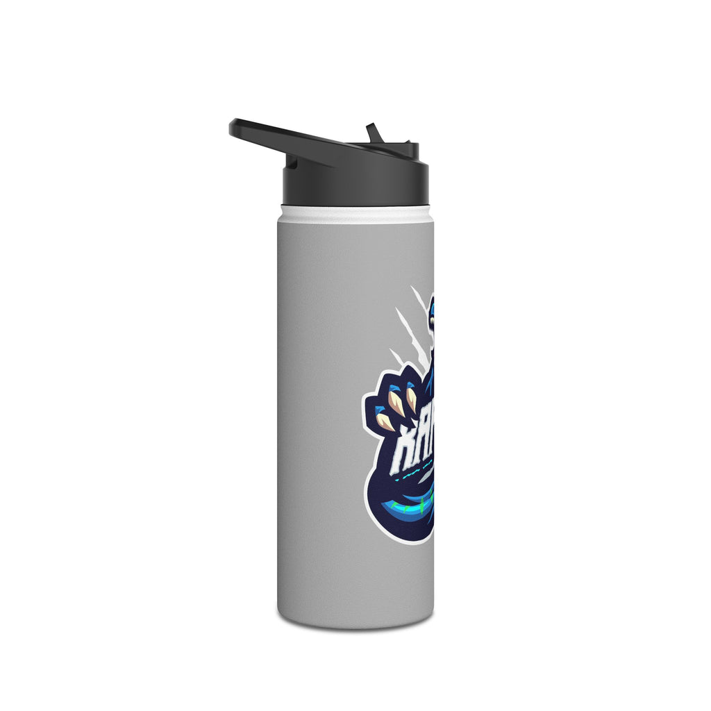 OG Raptors Logo Stainless Steel Water Bottle — Insulated Sports Bottle with Fierce Dino Logo