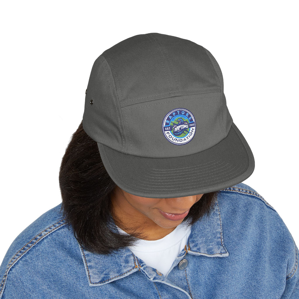 Embroidered Outdoor Patch 5-Panel Cap — Adventure Wave Logo