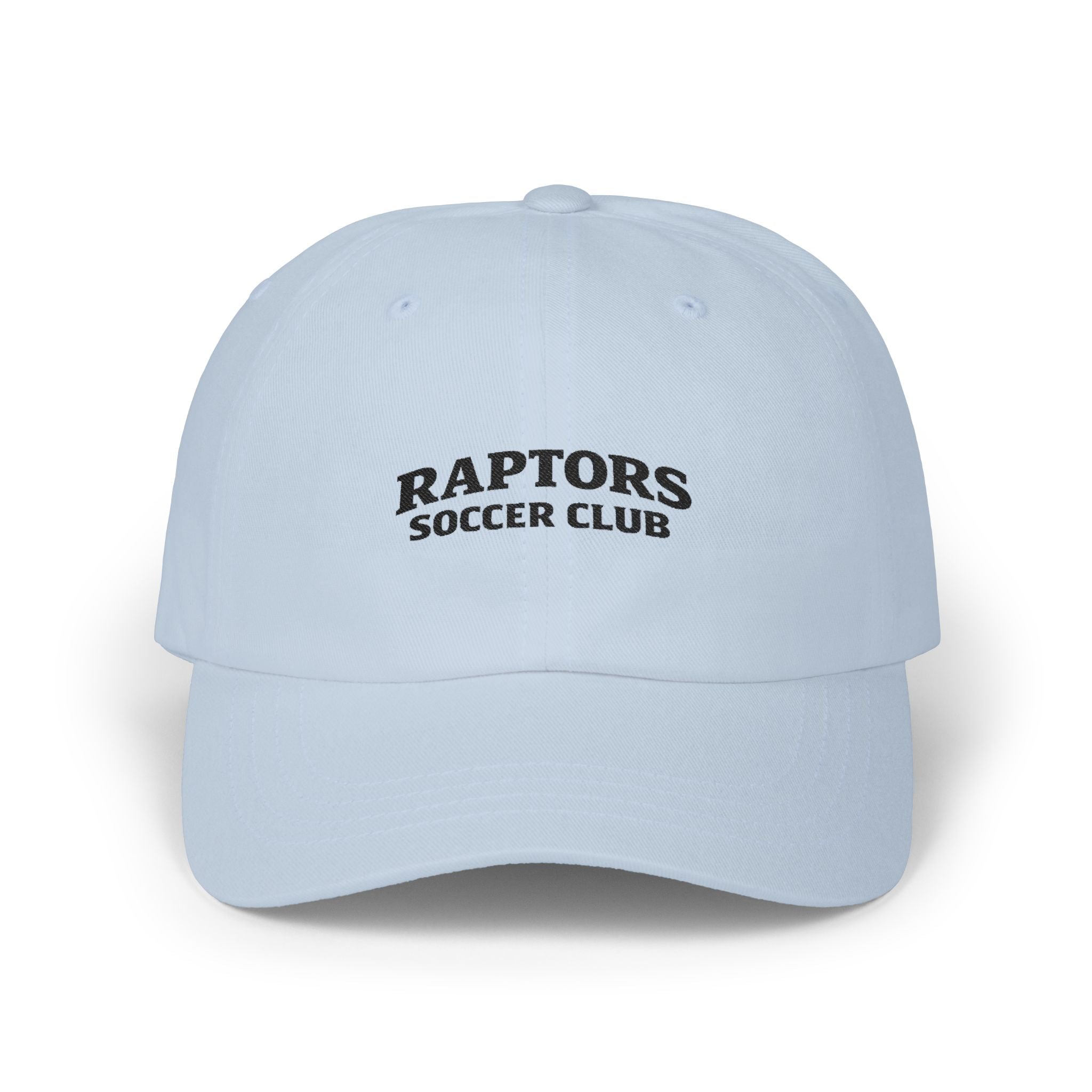 Raptors Soccer Club Classic Dad Cap — Embroidered Casual Baseball Hat