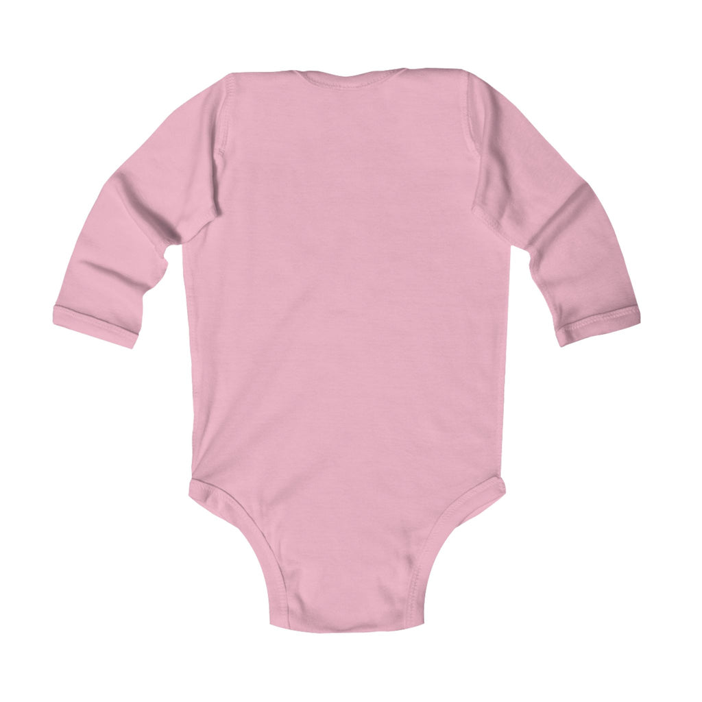 Infant Bodysuit — 'Raptors Foundation' Patch Graphic Long-Sleeve Baby Onesie