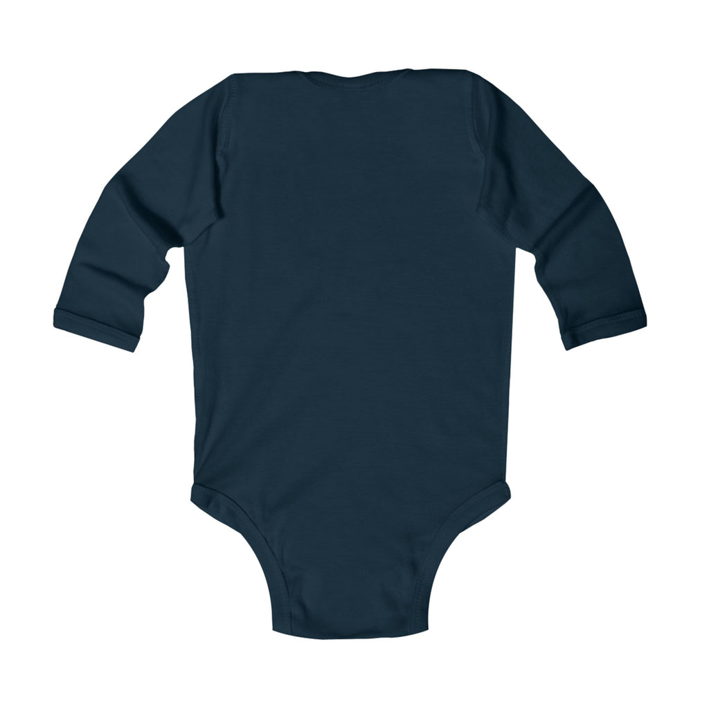 Infant Bodysuit — 'Raptors Foundation' Patch Graphic Long-Sleeve Baby Onesie