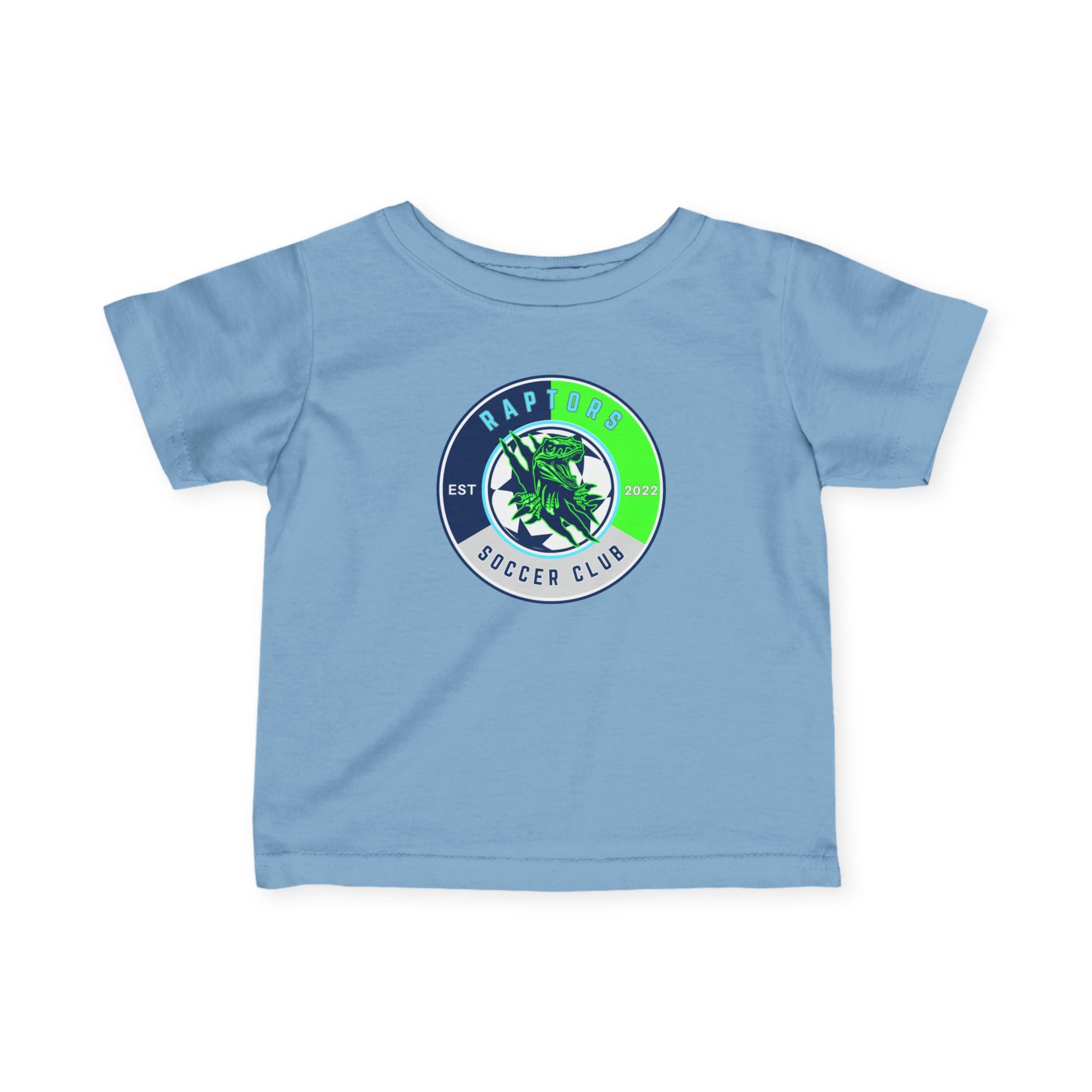Infant Jersey Tee — ‘Rapids Soccer Club’ Crest Baby T‑Shirt