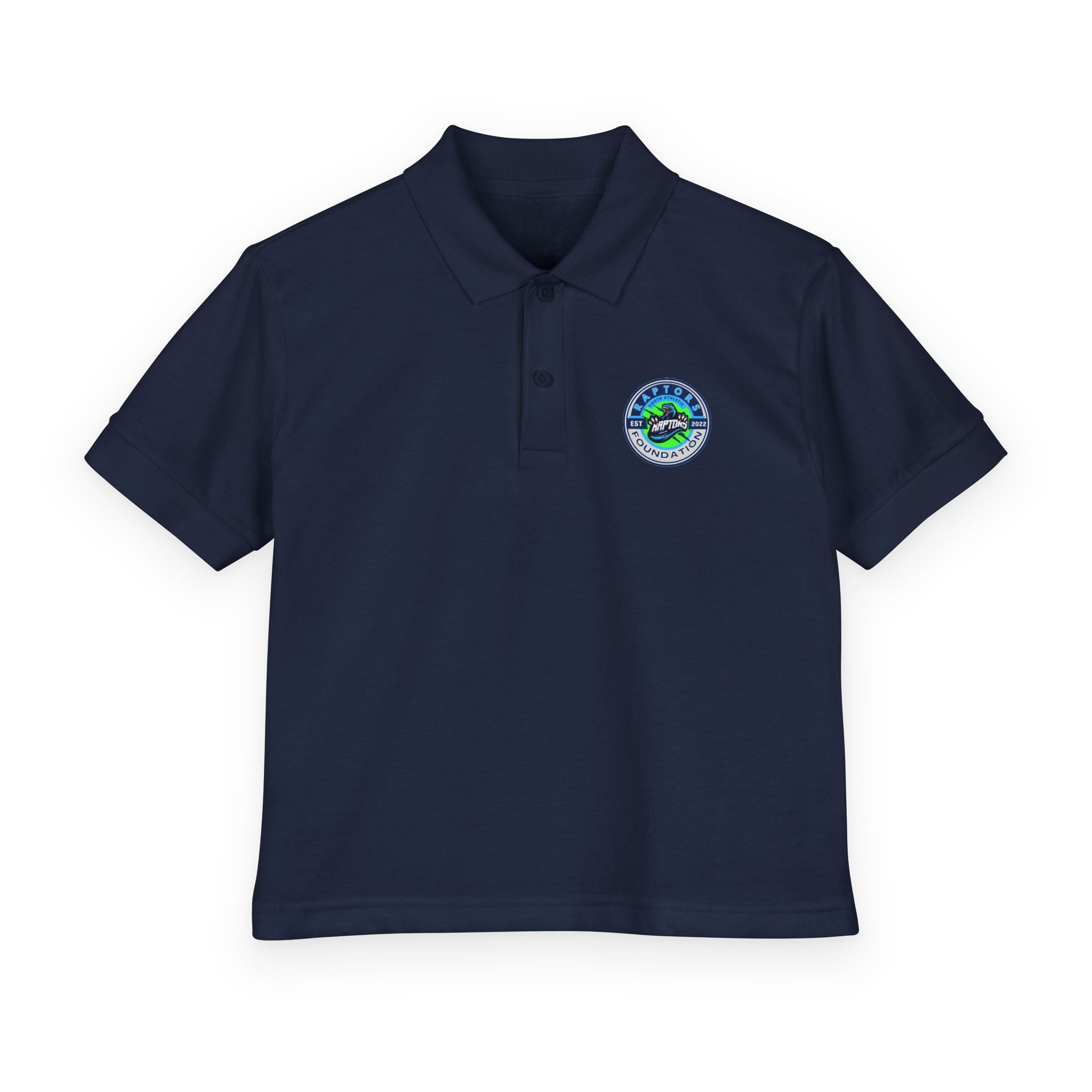 Youth Polo Shirt with Green Earth Logo – Kids School & Eco Club Uniform
