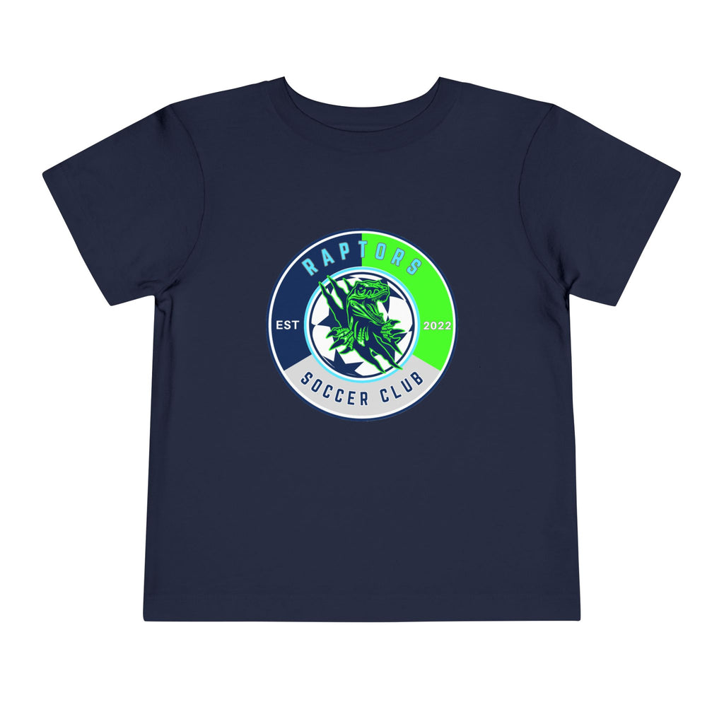Toddler Soccer Tee — "Raptors Soccer Club" Logo Shirt