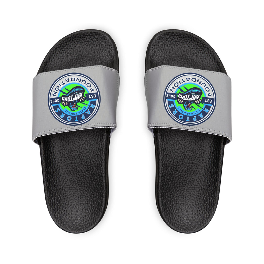 Youth Slide Sandals with Removable Strap — Earth Explorer Patch