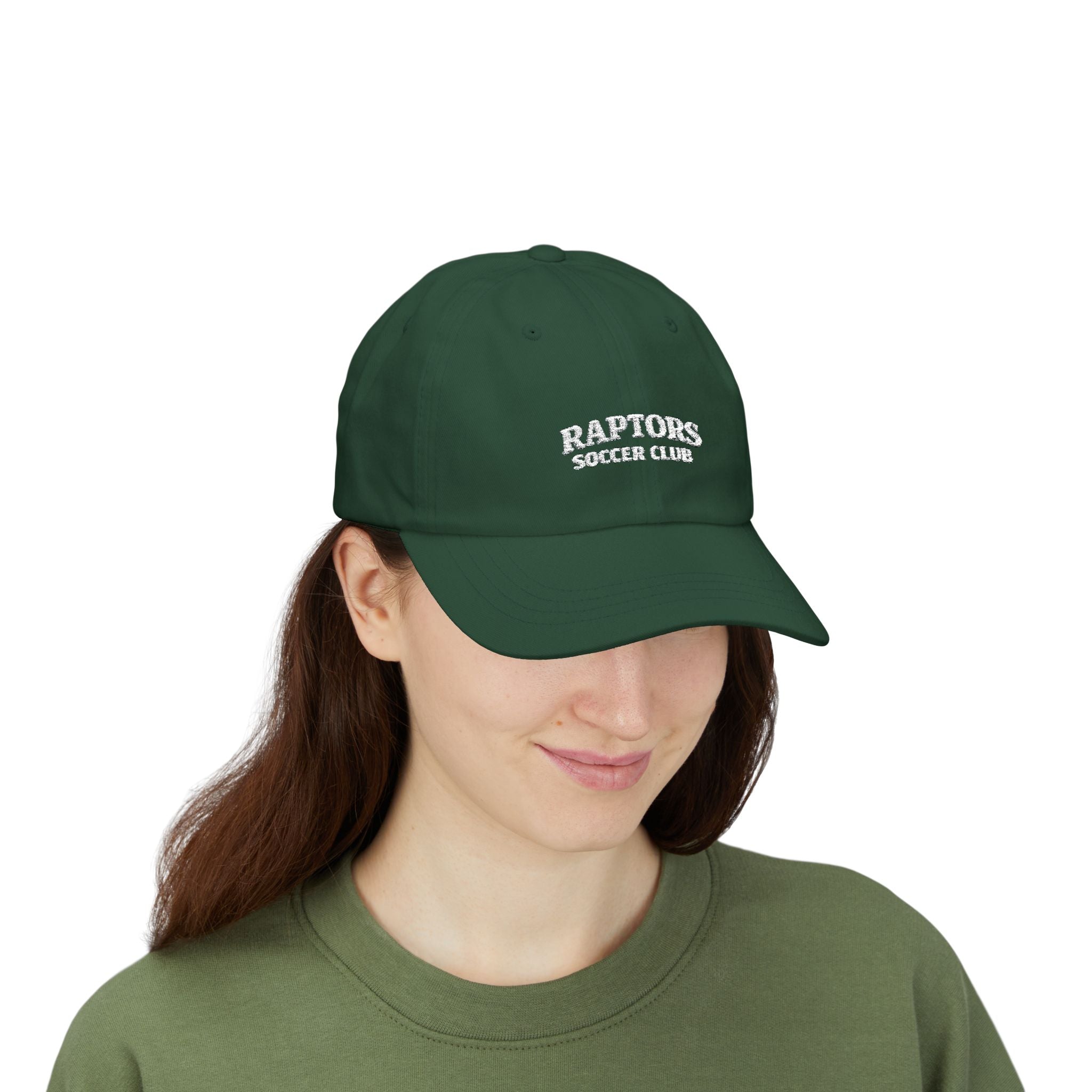 Raptors Soccer Club Camo Dad Cap — Classic Adjustable Baseball Hat