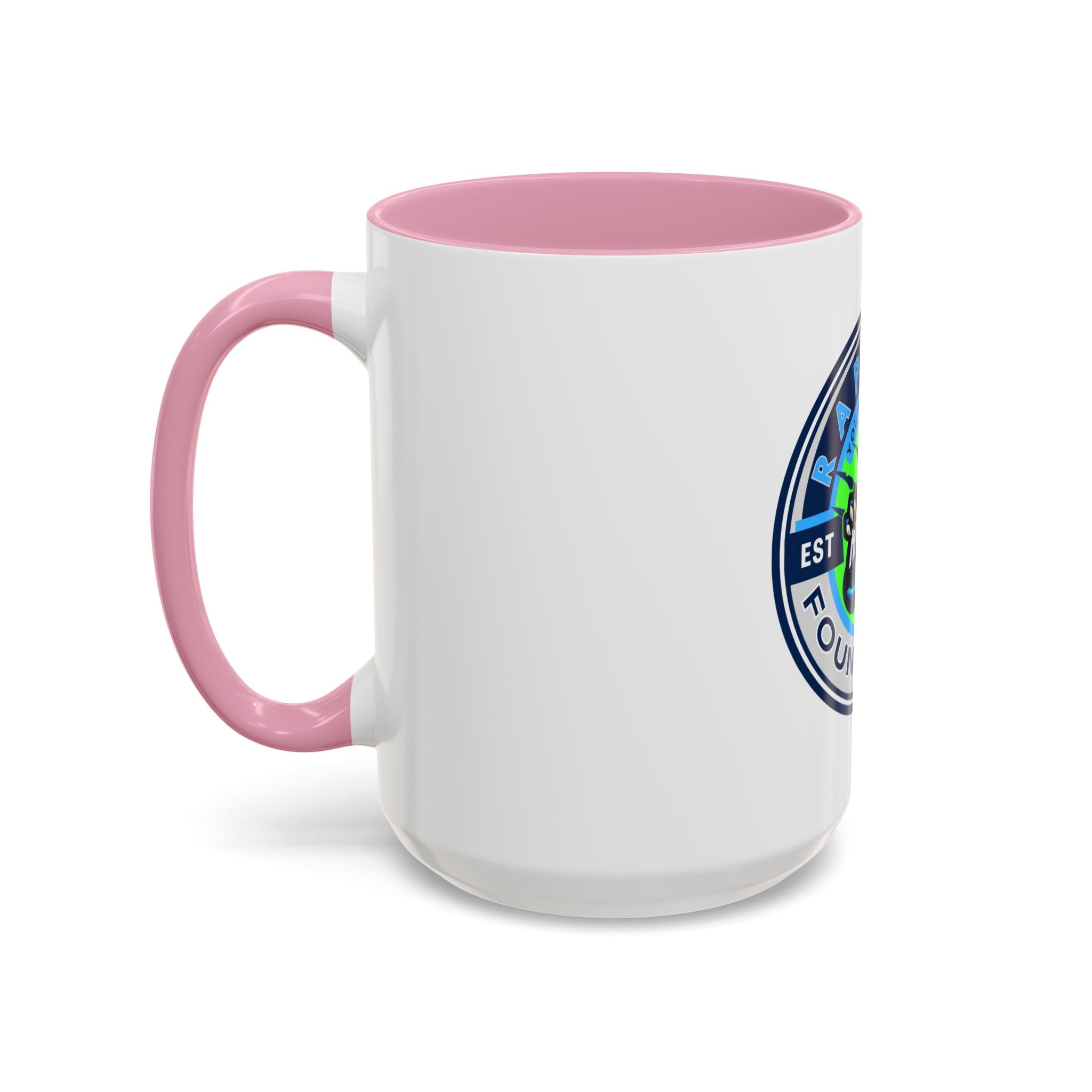 Raptors Foundation Logo Mug — Youth Athletic Team Coffee Cup (11oz/15oz)