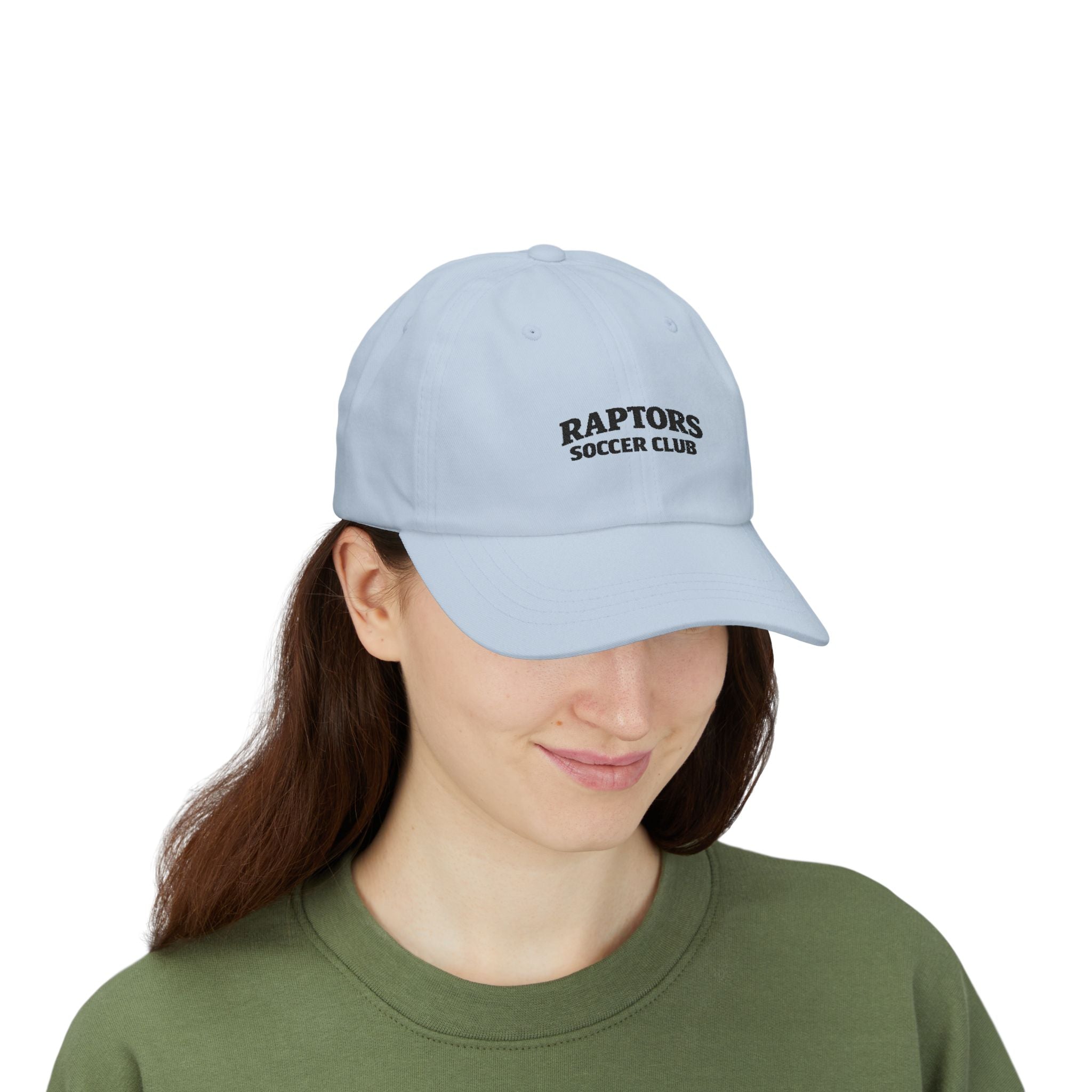 Raptors Soccer Club Classic Dad Cap — Embroidered Casual Baseball Hat