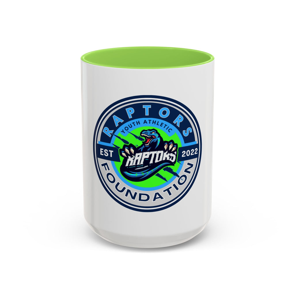 Raptors Foundation Logo Mug — Youth Athletic Team Coffee Cup (11oz/15oz)