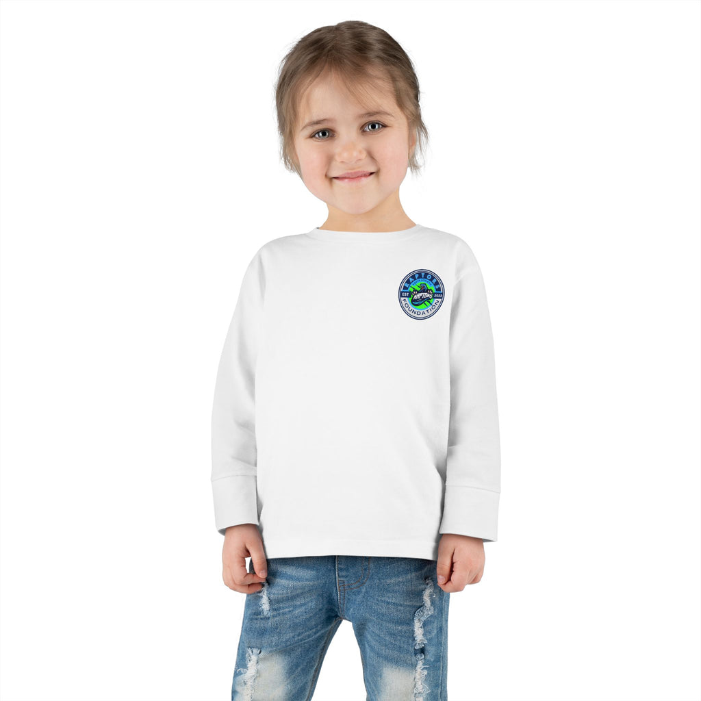 Toddler Long Sleeve Tee - 'Faith. Family. Raptors.' Kids Crewneck