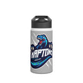 OG Raptors Logo Stainless Steel Water Bottle — Insulated Sports Bottle with Fierce Dino Logo