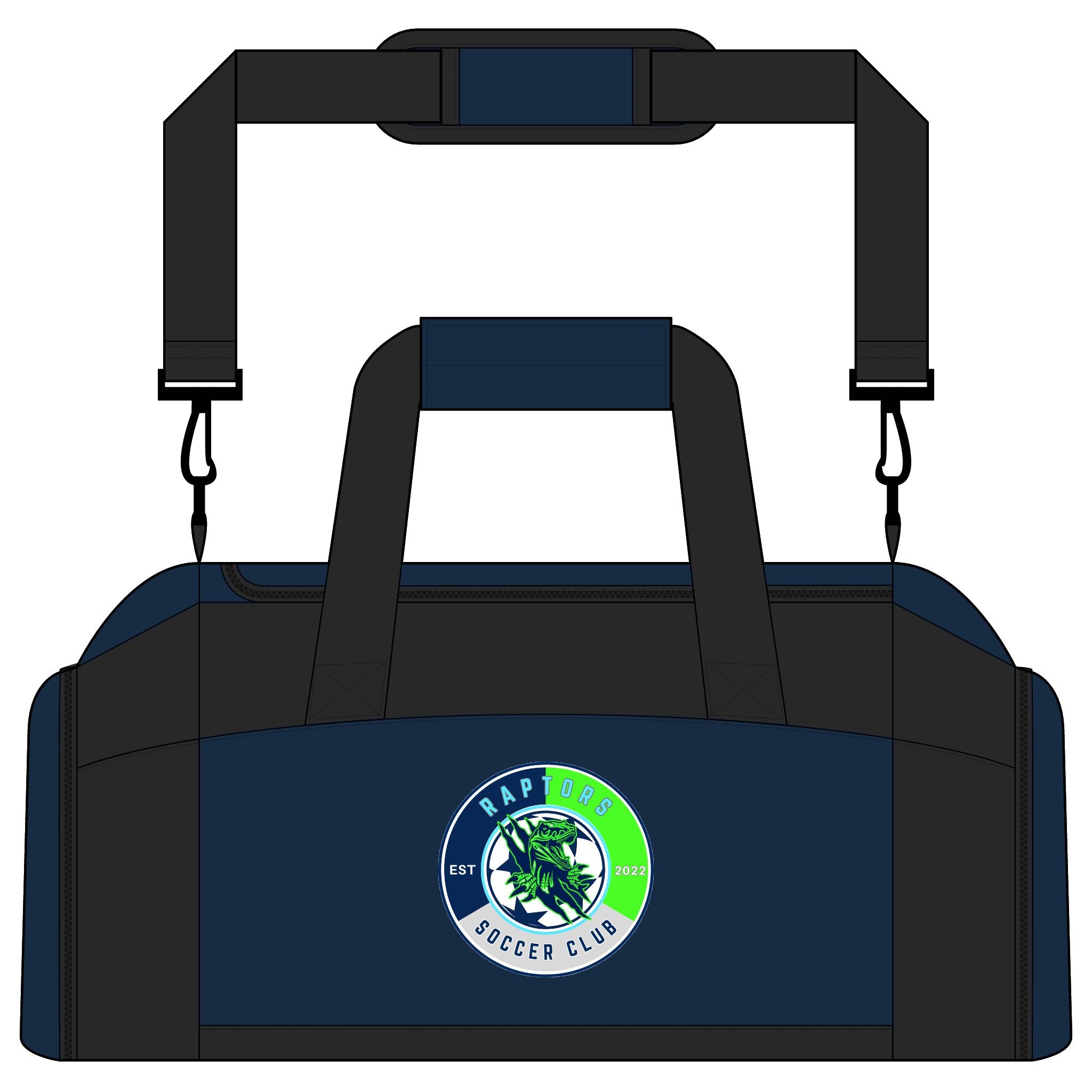 Bayeux Soccer Club Gym Bag — Team Duffle with Logo