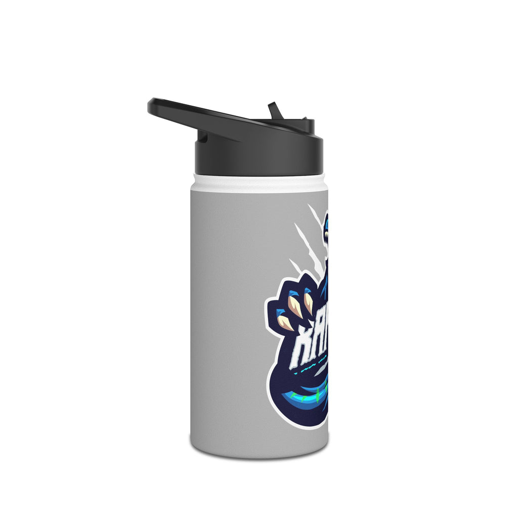 OG Raptors Logo Stainless Steel Water Bottle — Insulated Sports Bottle with Fierce Dino Logo