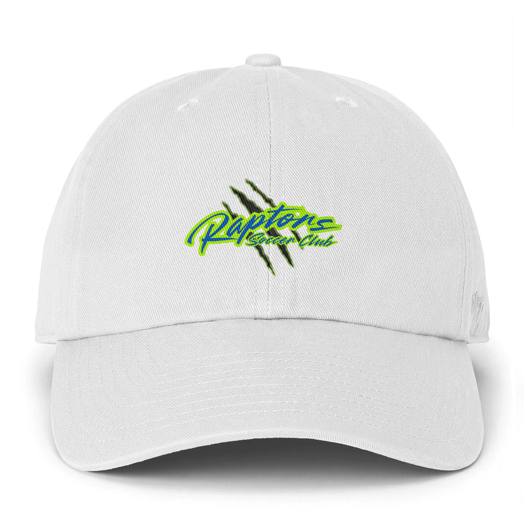 Raptors Club Baseball Cap — Neon Claw Logo Dad Hat
