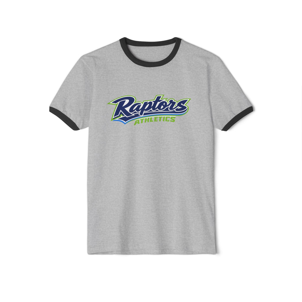 Raptors Athletics Ringer T-Shirt — Retro Sports Graphic Tee