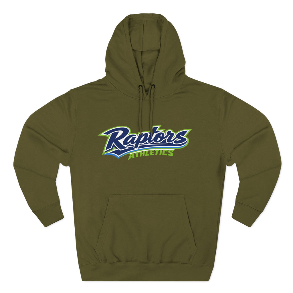 Raptors Athletics Hoodie — Three-Panel Fleece Pullover