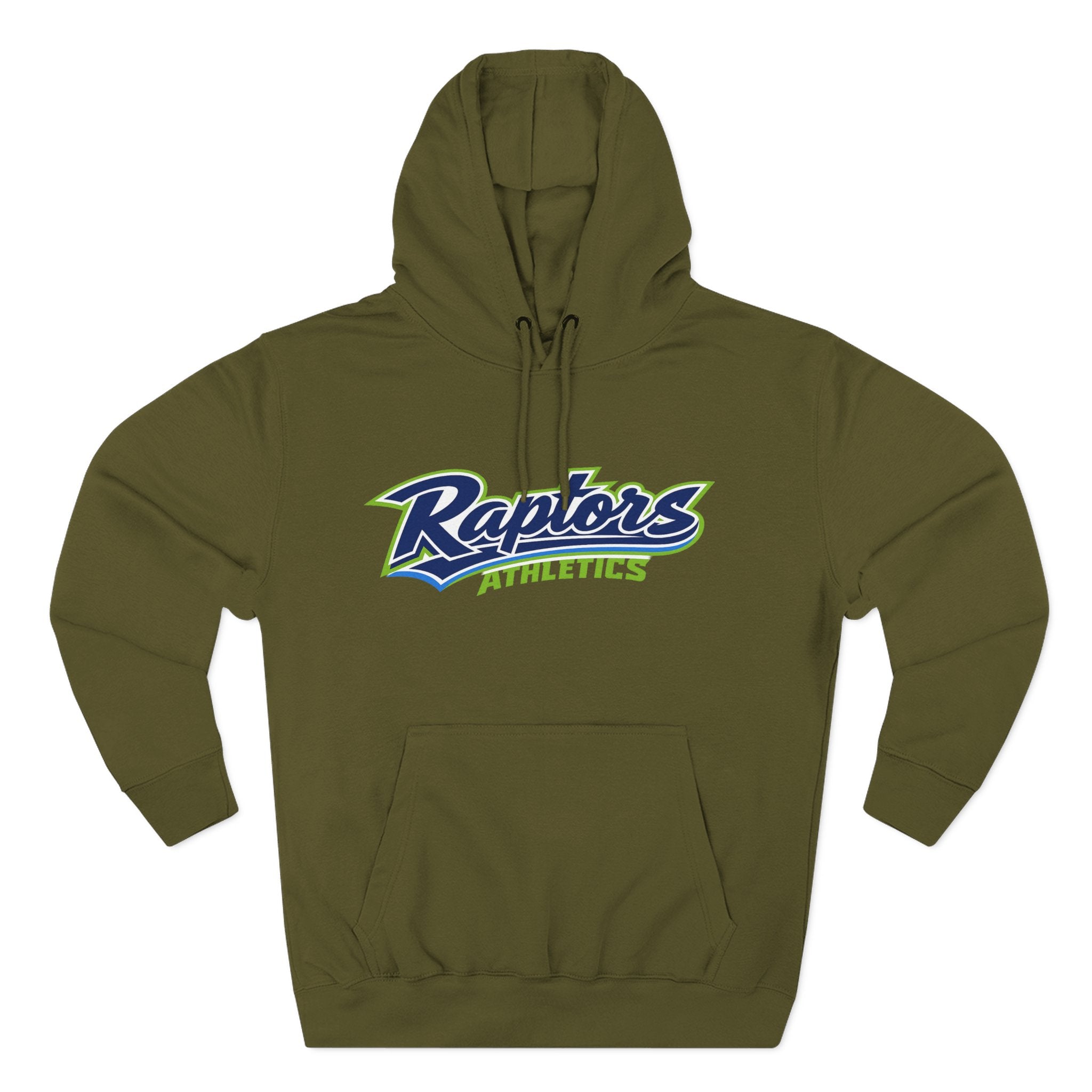Raptors Athletics Hoodie — Three-Panel Fleece Pullover