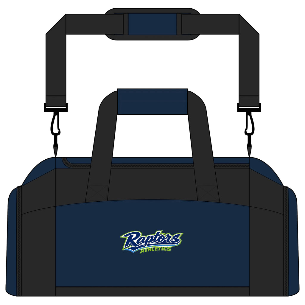 Raptors Athletic Gym Bag – Team Logo Duffle for Sports, Training & Travel
