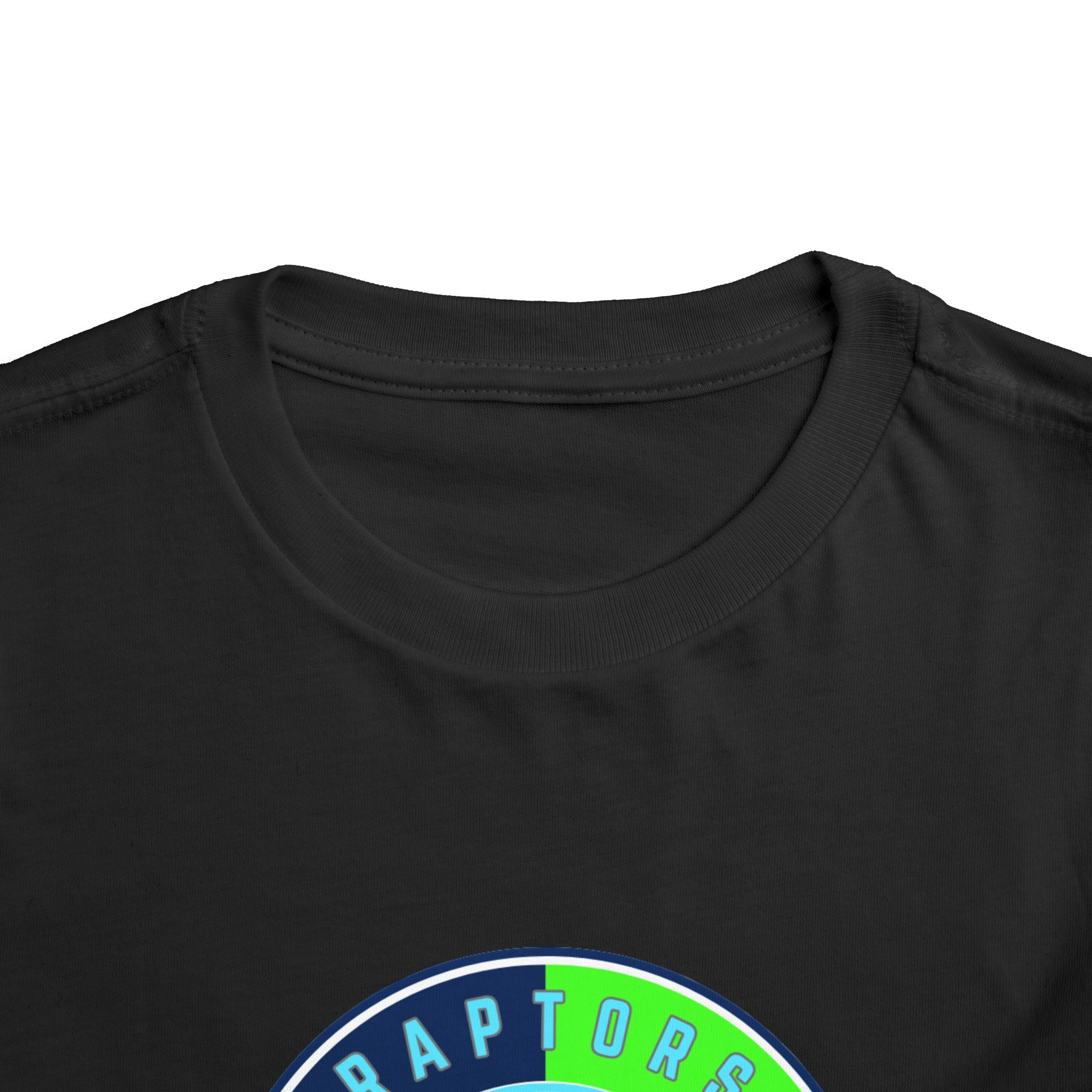 Toddler Soccer Tee — "Raptors Soccer Club" Logo Shirt