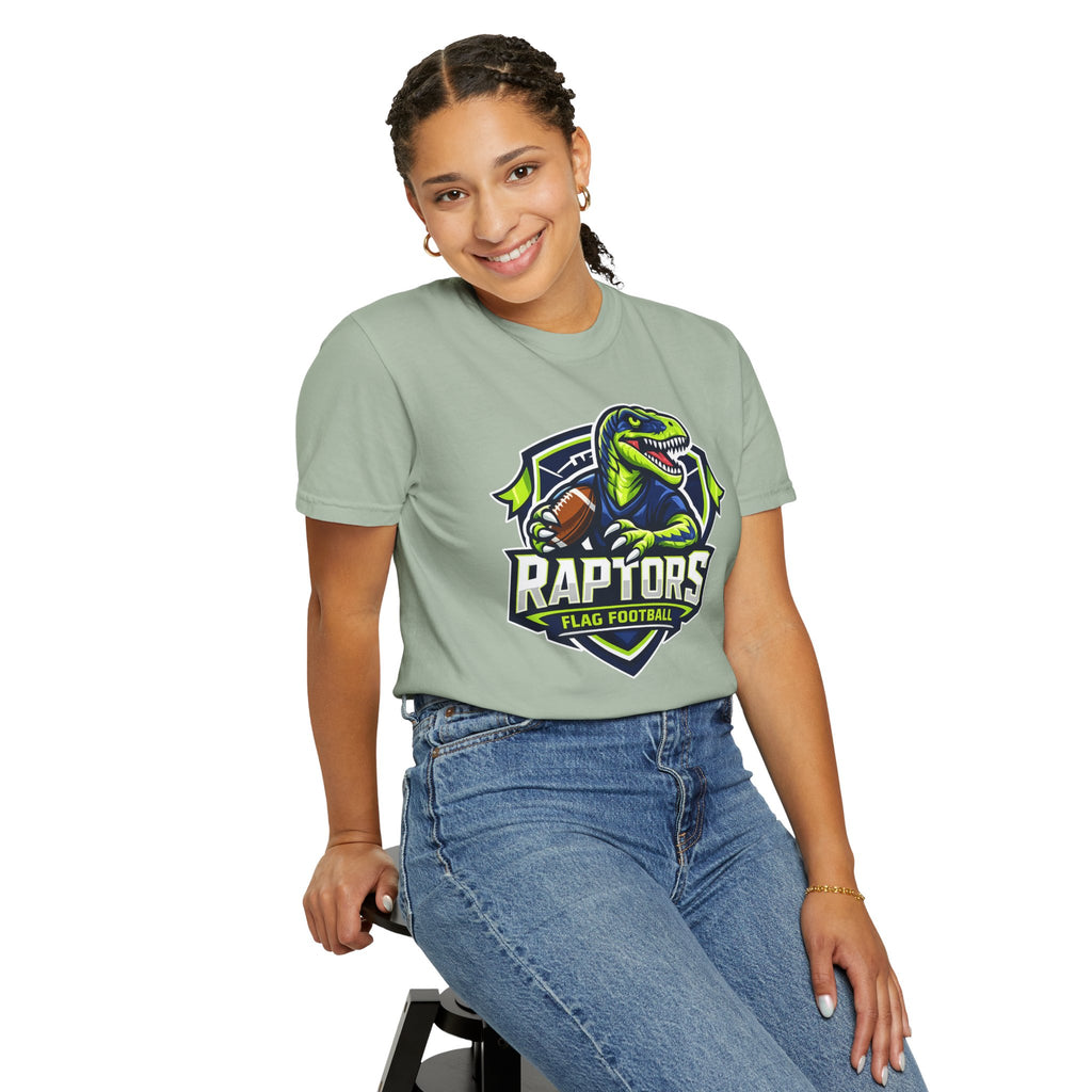 Raptors Flag Football T-Shirt — Comfort Colors