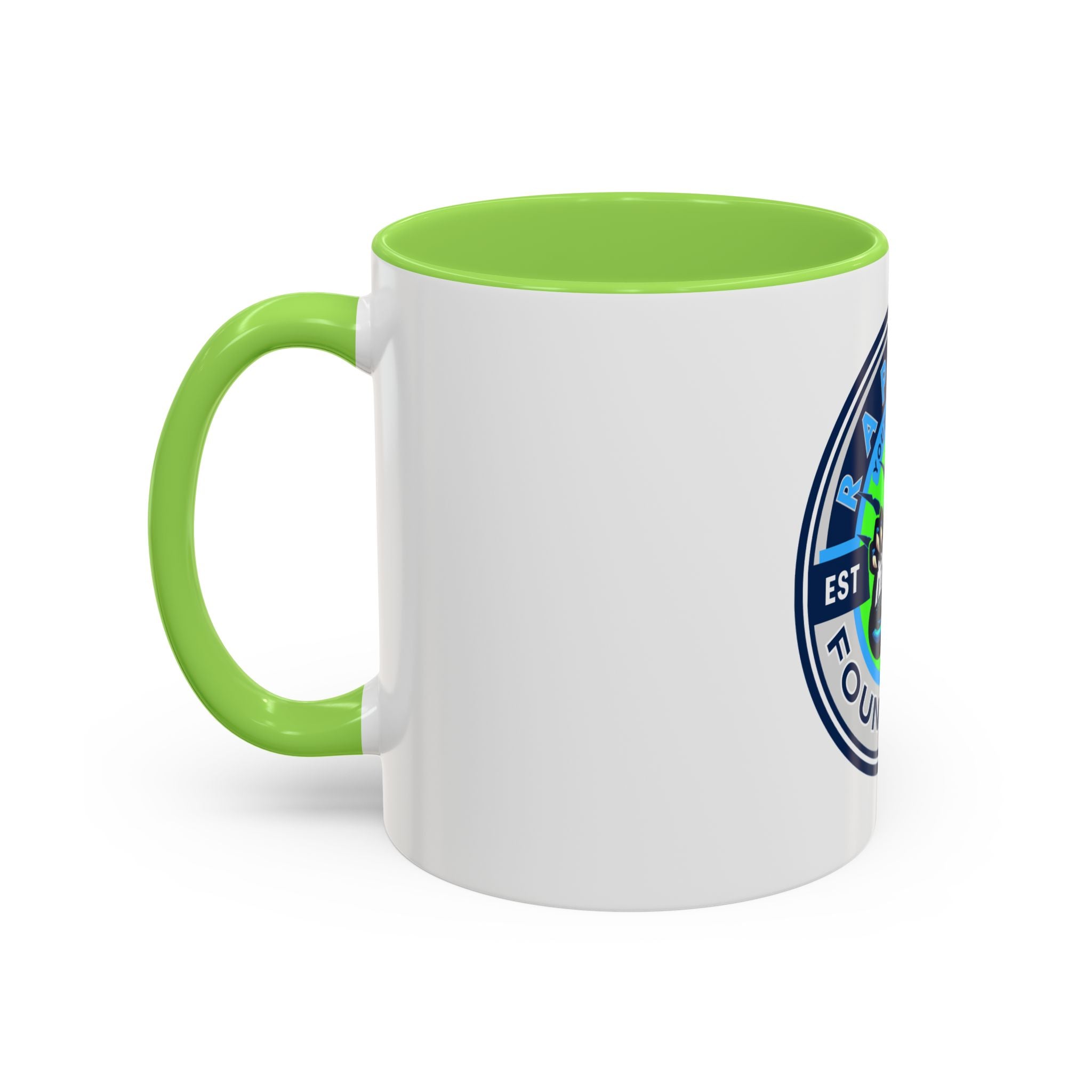 Raptors Foundation Logo Mug — Youth Athletic Team Coffee Cup (11oz/15oz)