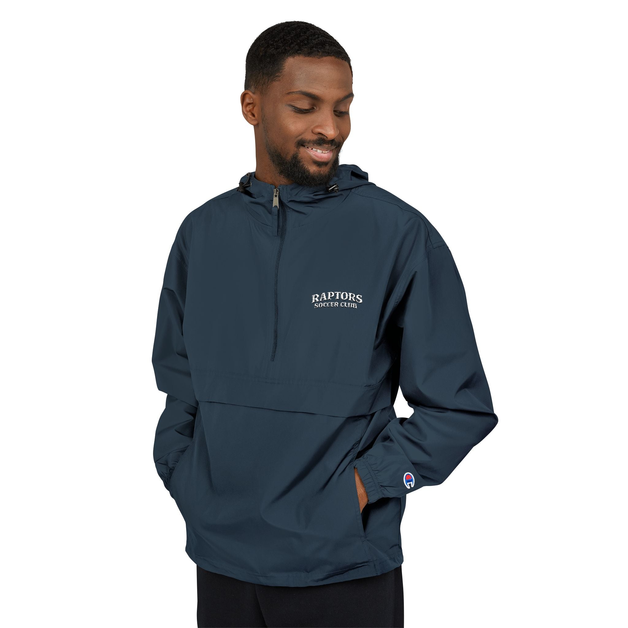 Packable Anorak Jacket — Lightweight Windbreaker with Logo