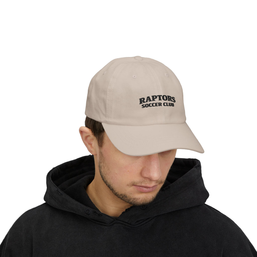 Raptors Soccer Club Classic Dad Cap — Embroidered Casual Baseball Hat