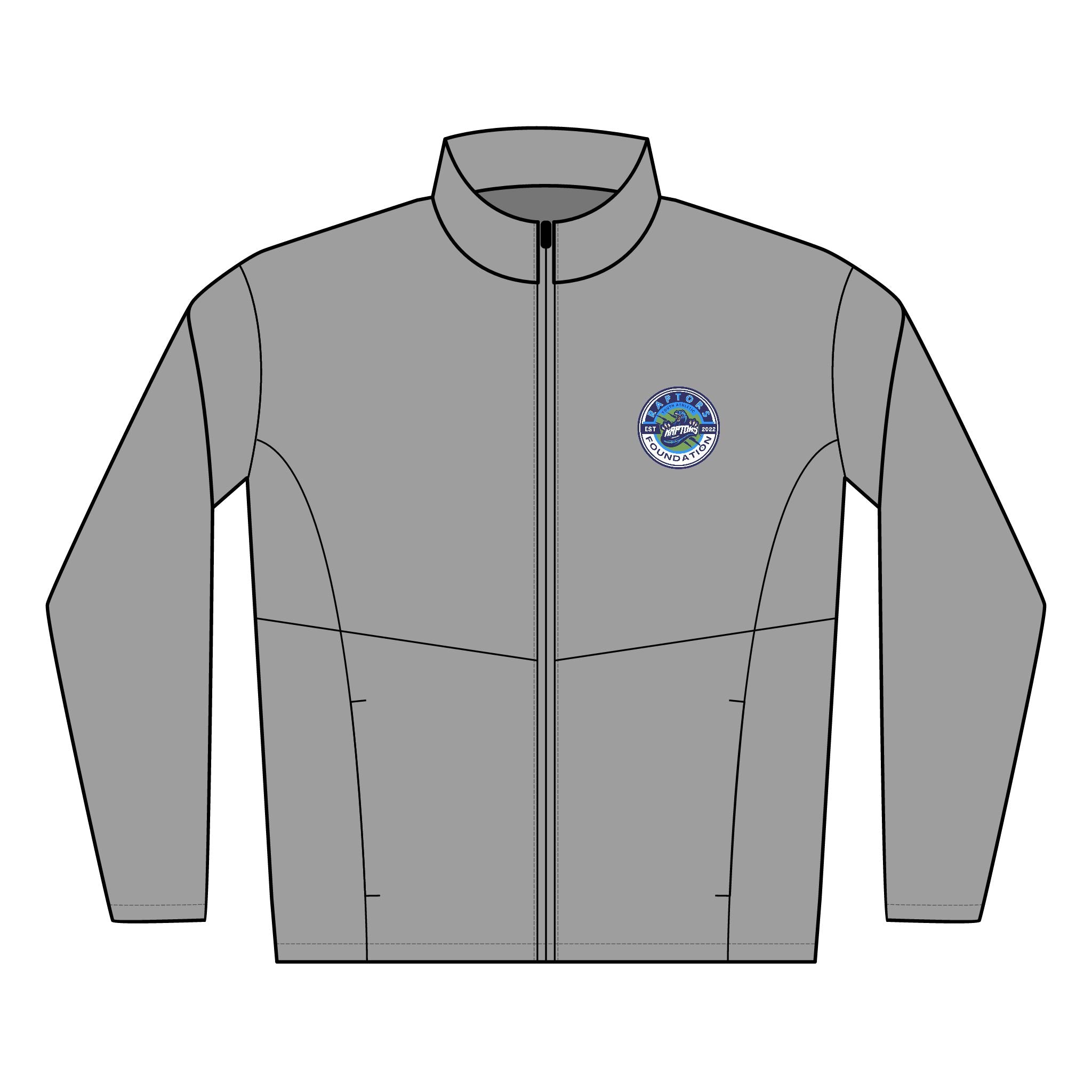 Embroidered Soft Shell Jacket — Coastal Wave Logo