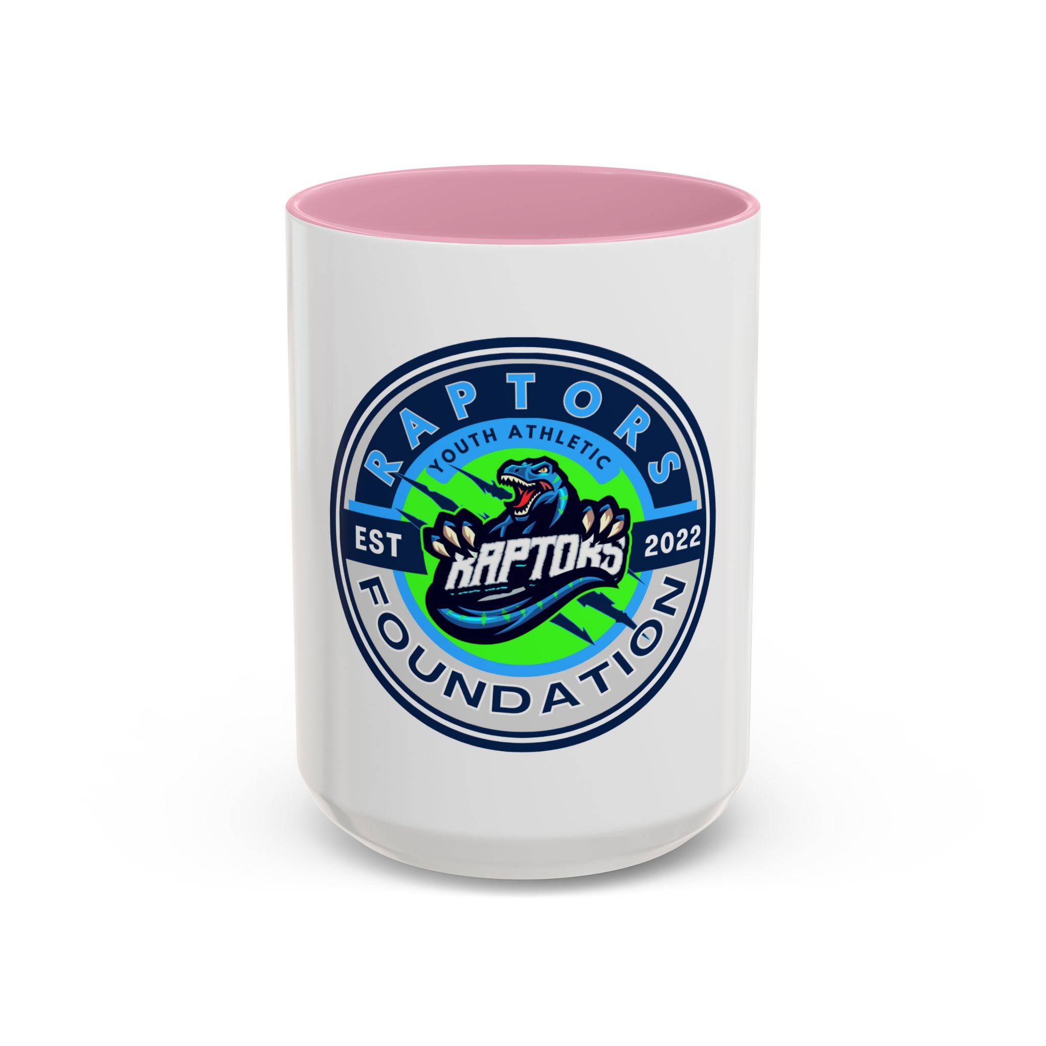 Raptors Foundation Logo Mug — Youth Athletic Team Coffee Cup (11oz/15oz)