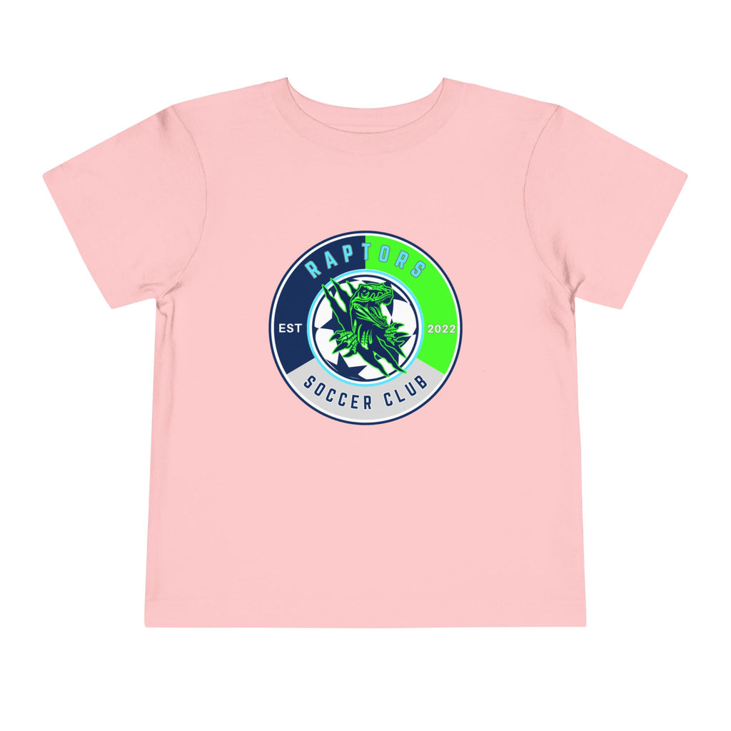 Toddler Soccer Tee — "Raptors Soccer Club" Logo Shirt