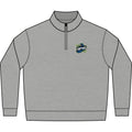Quarter-Zip Pullover — Retro 'Surf Shop' Logo Fleece