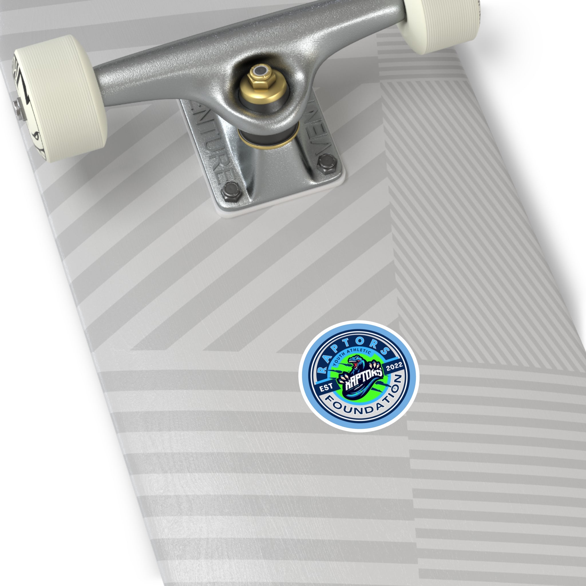 Raptors Foundation Round Sticker — Youth Athletic Team Logo (EST 2022) Indoor/Outdoor
