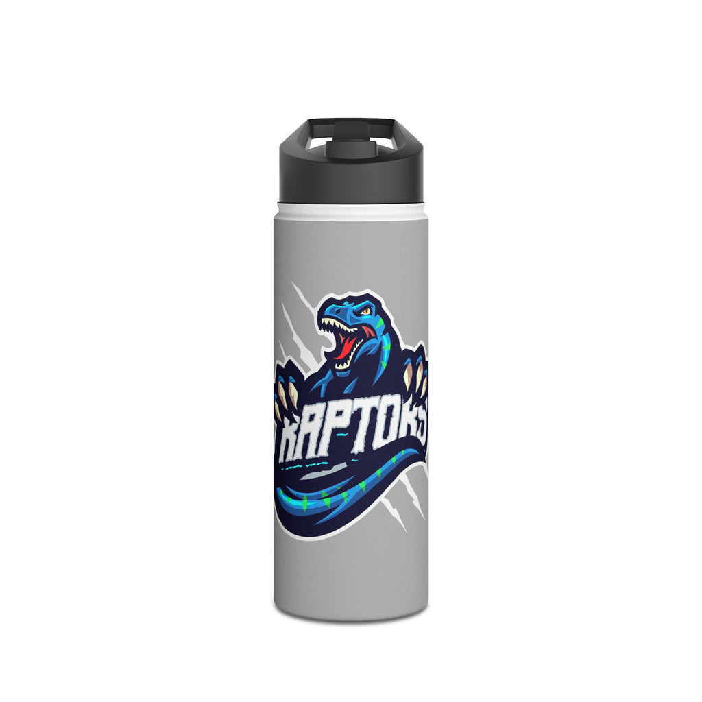 OG Raptors Logo Stainless Steel Water Bottle — Insulated Sports Bottle with Fierce Dino Logo